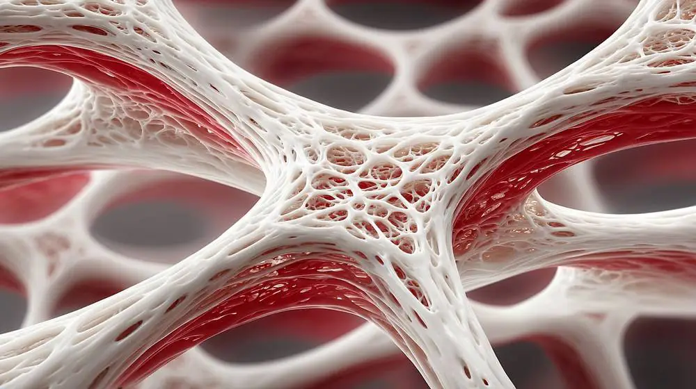 Darstellung eines Knochens zur Osteoporose