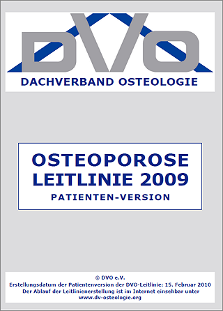 leitlinie osteoporose DVO broschuere